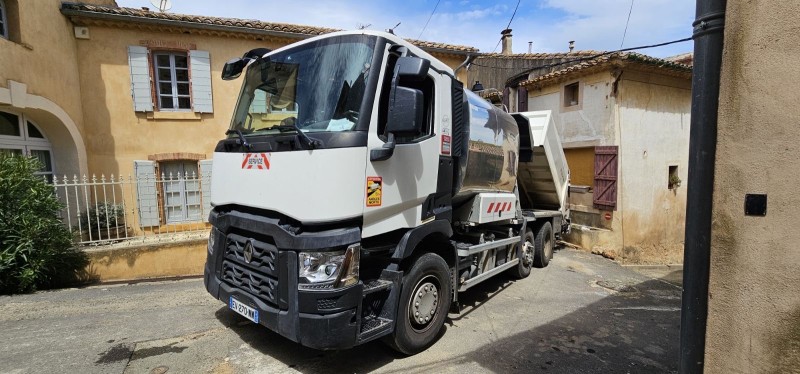  Réfection en bicouche sur la commune de Cruzy et Montouliers (34)! 